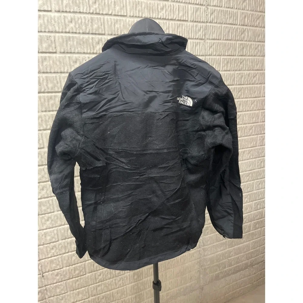 The North Face Black Fleece Jacket Full Zip Logo‎ Embroidered Women's Medium - Picture 4 of 5